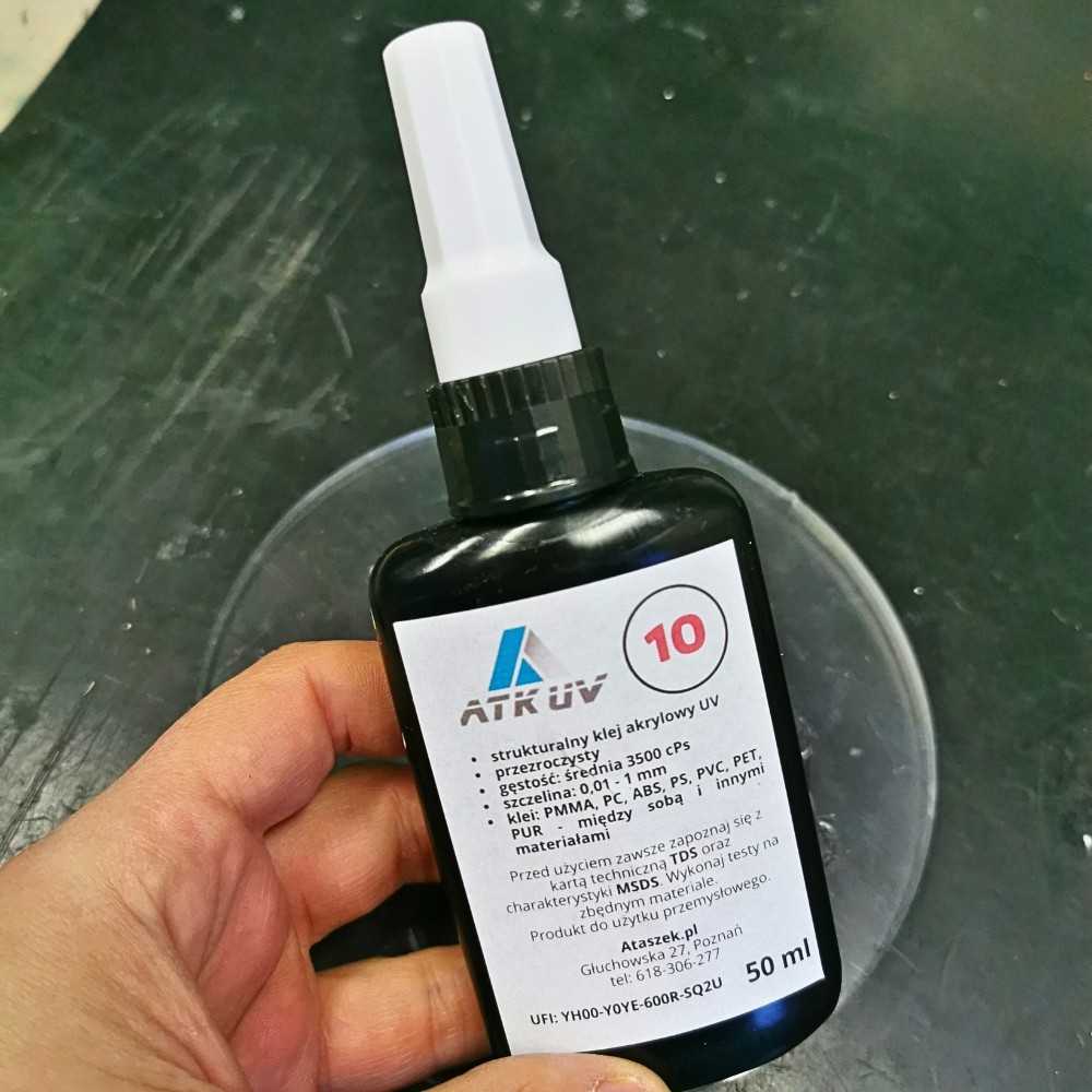 Klej UV do plastiku i pleksi ATK UV10 | Ataszek.pl