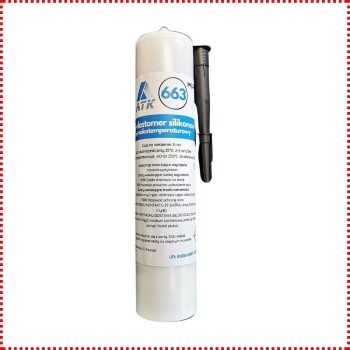 Silikon wysokotemperaturowy czarny ATK 663