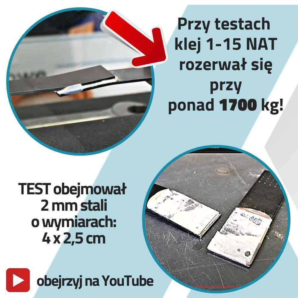 Mocny klej dwuskładnikowy do plastiku Acralock 1-15 | Ataszek.pl