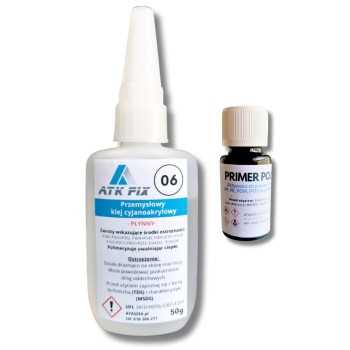 Szybki klej do PP i PE z Primerem polyolefin ATK FIX