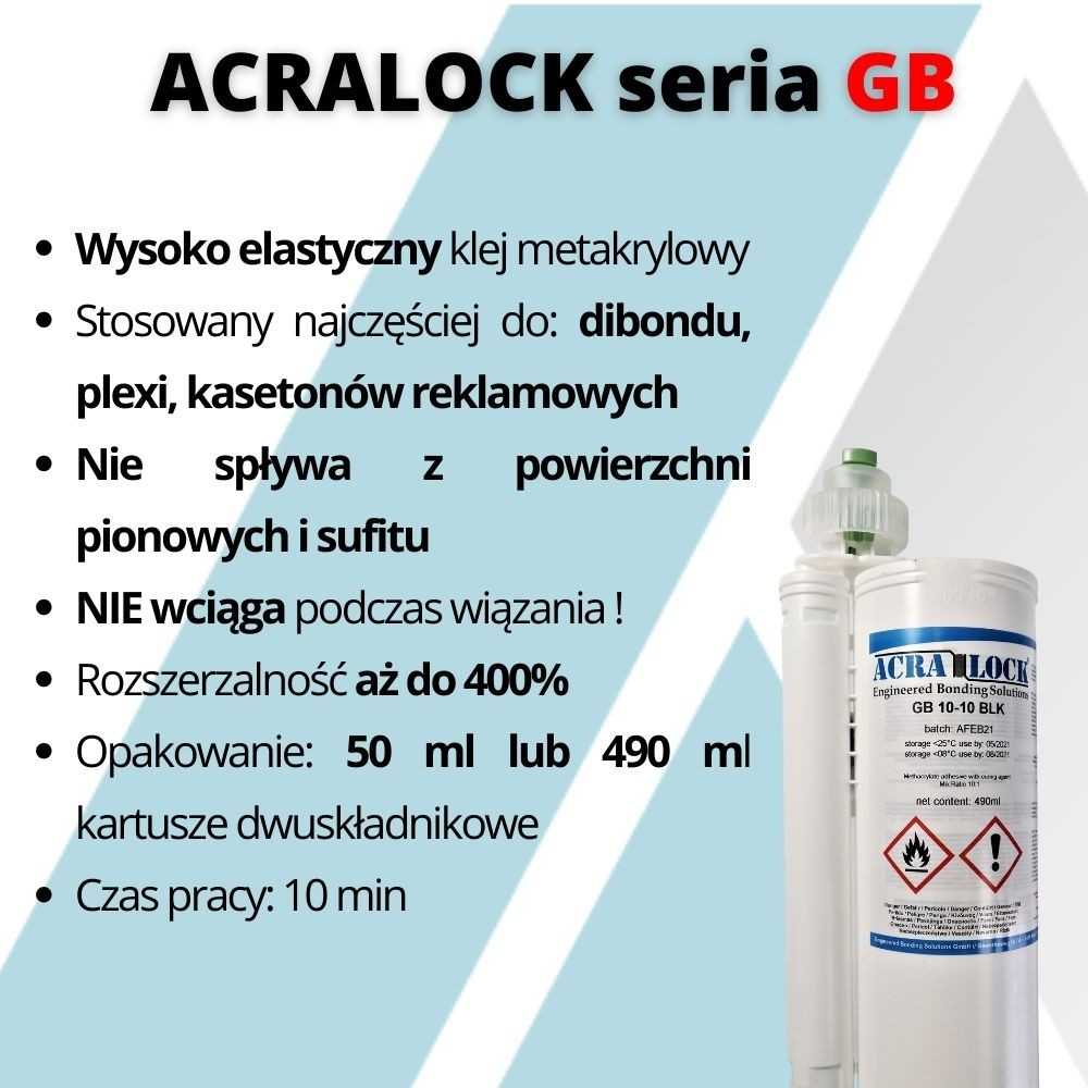 Klej do pylonów reklamowych Acralock GB 10-10 | Ataszek.pl