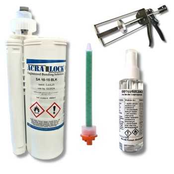 Klej do liter z dibondu i kasetonów Acralock SA 10-15 BLK