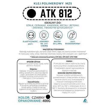 Uszczelniacz do plastiku ATK 812 Uszczelniacz do plastiku ATK 812