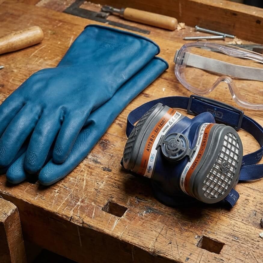 BHP-w-pracy-w-trakcie-lutowania-chłodnic