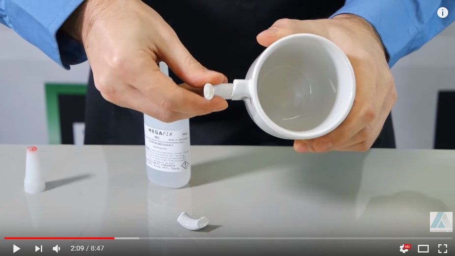 Klejenie pękniętej porcelany