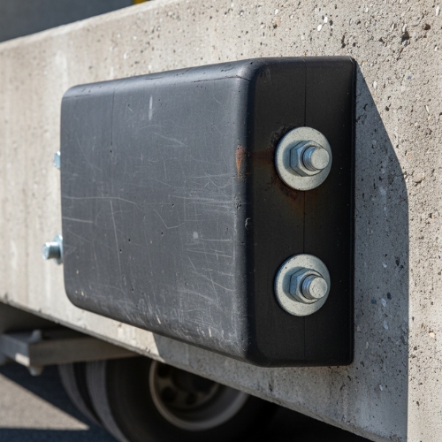 klasyczny gumowy odbojnik mocowany na śruby