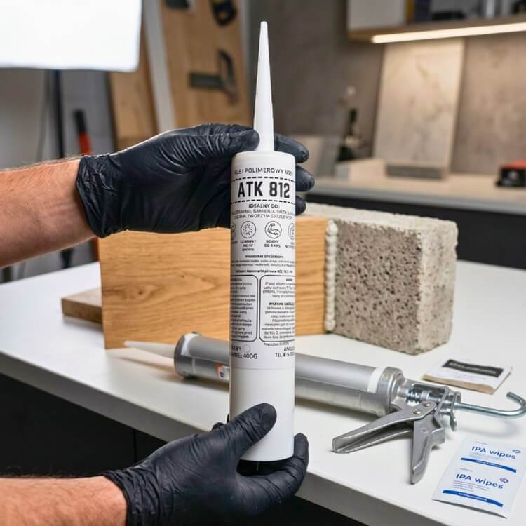 przyklejony-element-wykonany-z-drewna-i-betonu-klejem-polimerowym-atk-812